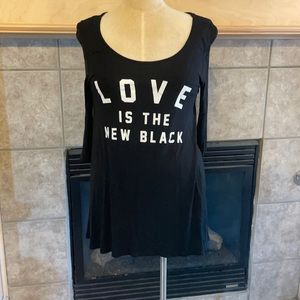 🎉“Love is the New Black” tunic